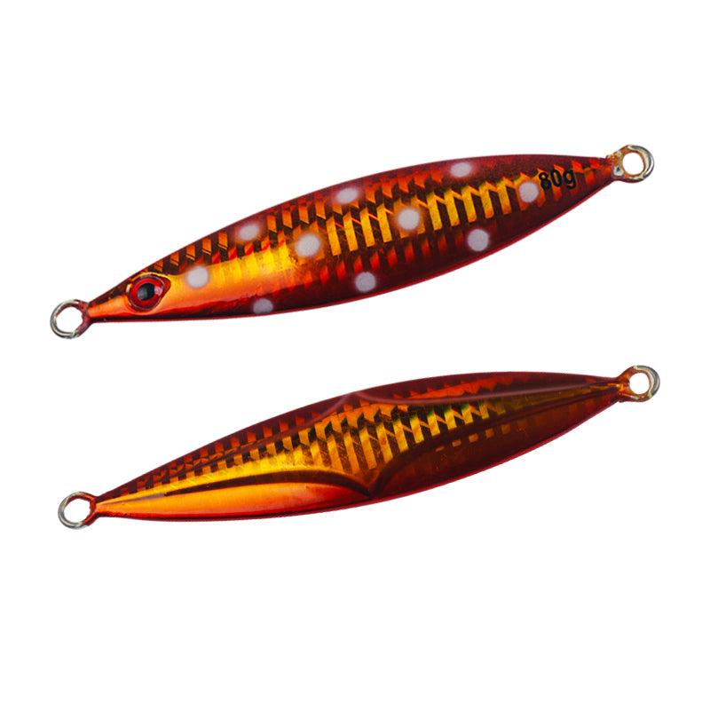 Orange Flat-Fall Vertical Jig - Diamondback