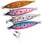 Slow Pitch Saltwater Fishing Jig - Big Daisy in Gold, Pink, Silver and Blue