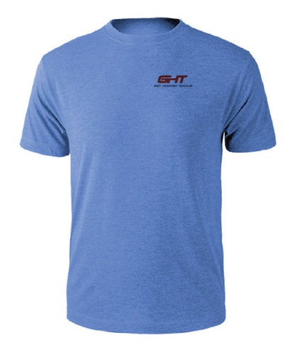 Front of Blue Men's GHT Superior Tee