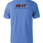 Back of Blue Men's GHT Superior Tee